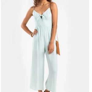 Francesca collecion. Elegant Light Blue Jumpsuit size XS nwt